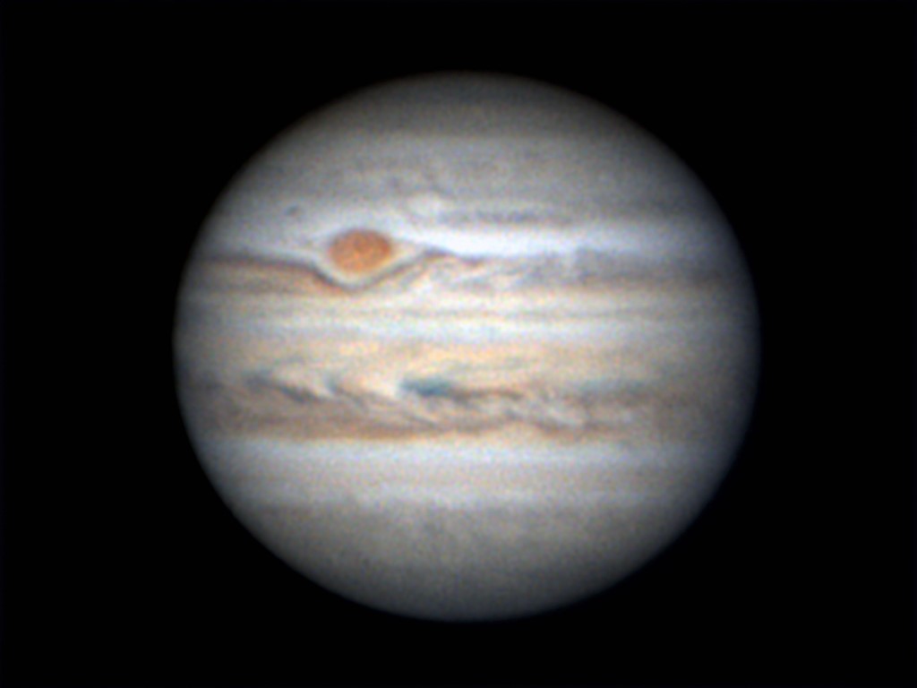 木星自転動画(2020年8月8日)