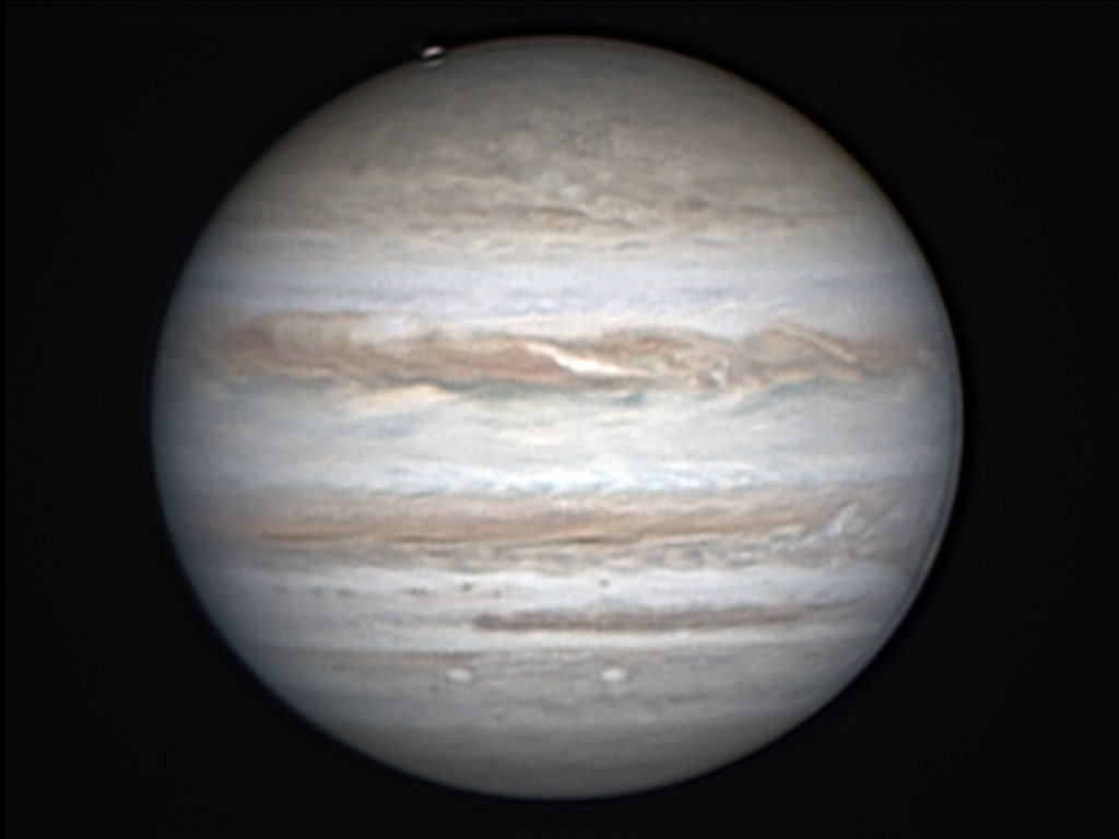 『木星と衛星ガニメデ(その1)』(2023年11月21日)