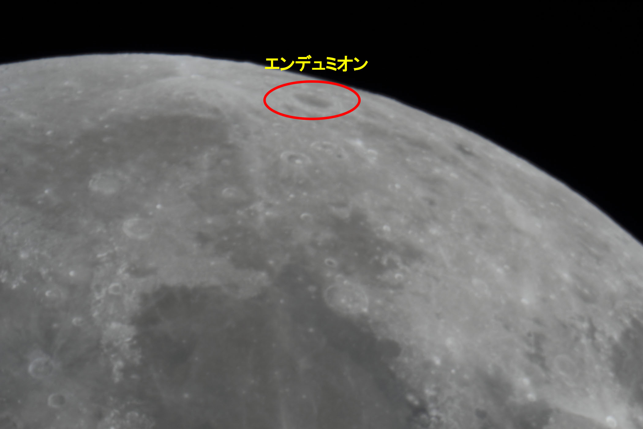 『月（月齢12.3）エンデュミオン付近』(2023年5月2日)