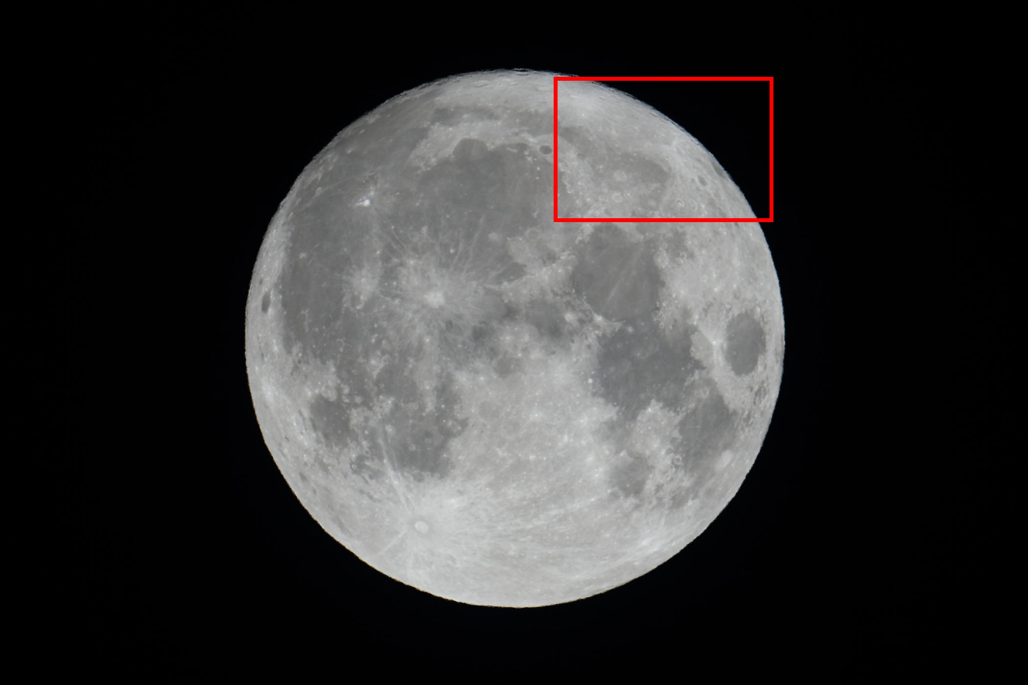 『月（月齢14.7）エンディミオン・フンボルト海付近の位置』(2023年8月1日)