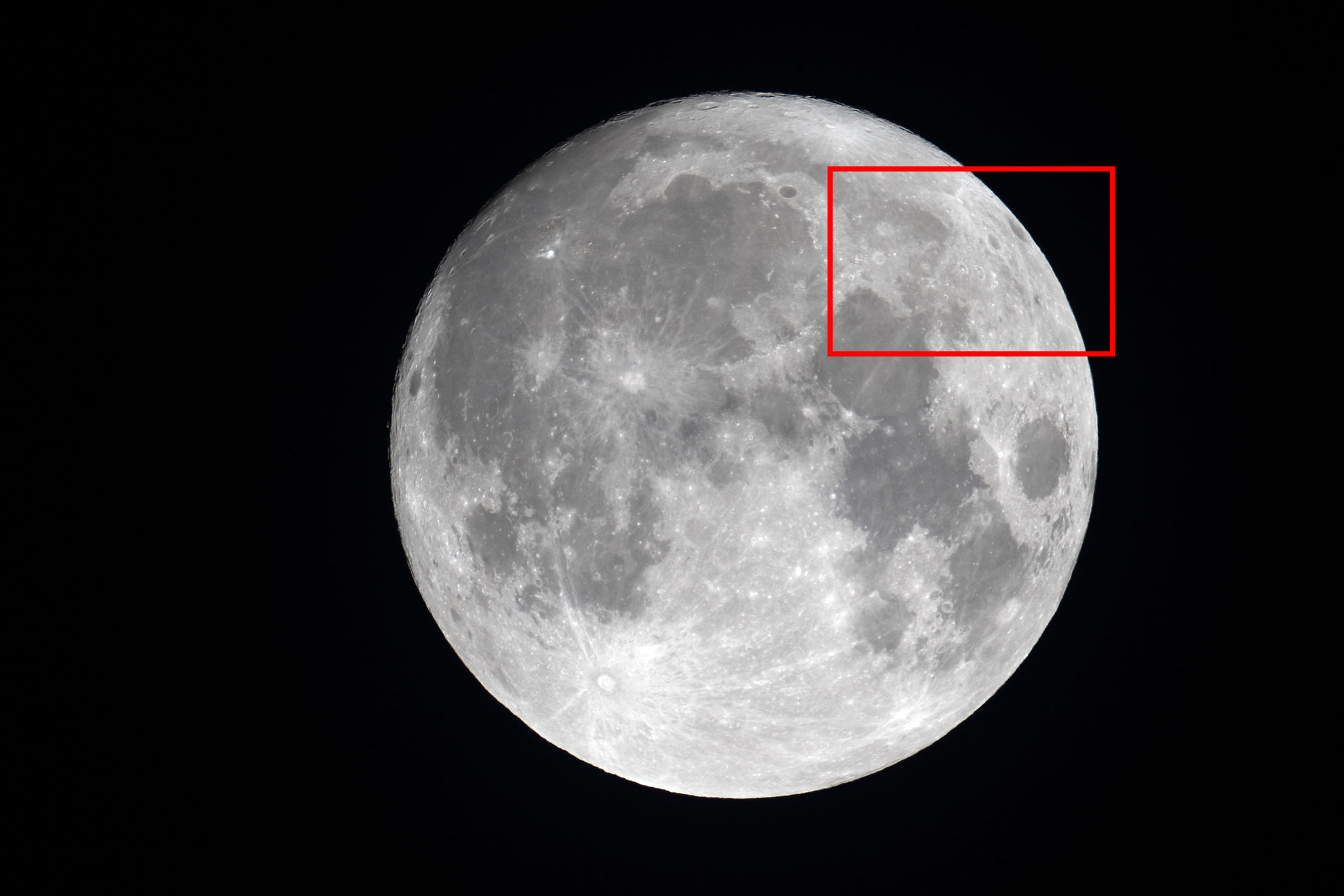 『月（月齢14.1）エンディミオン・フンボルト海付近の位置』(2023年8月30日)