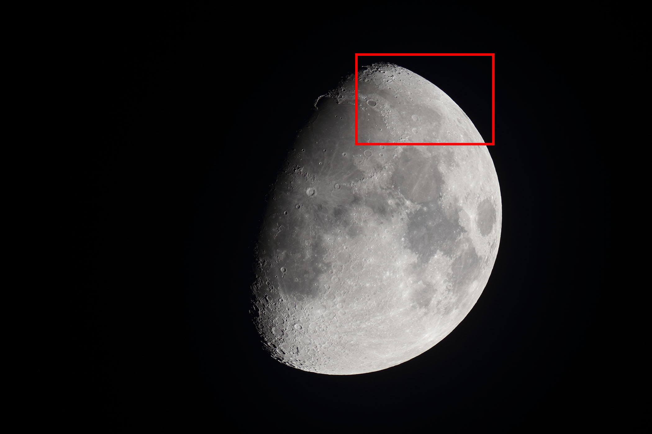 『月(月齢10.7)アリストテレス・エンディミオン付近』(2025年10月2日)