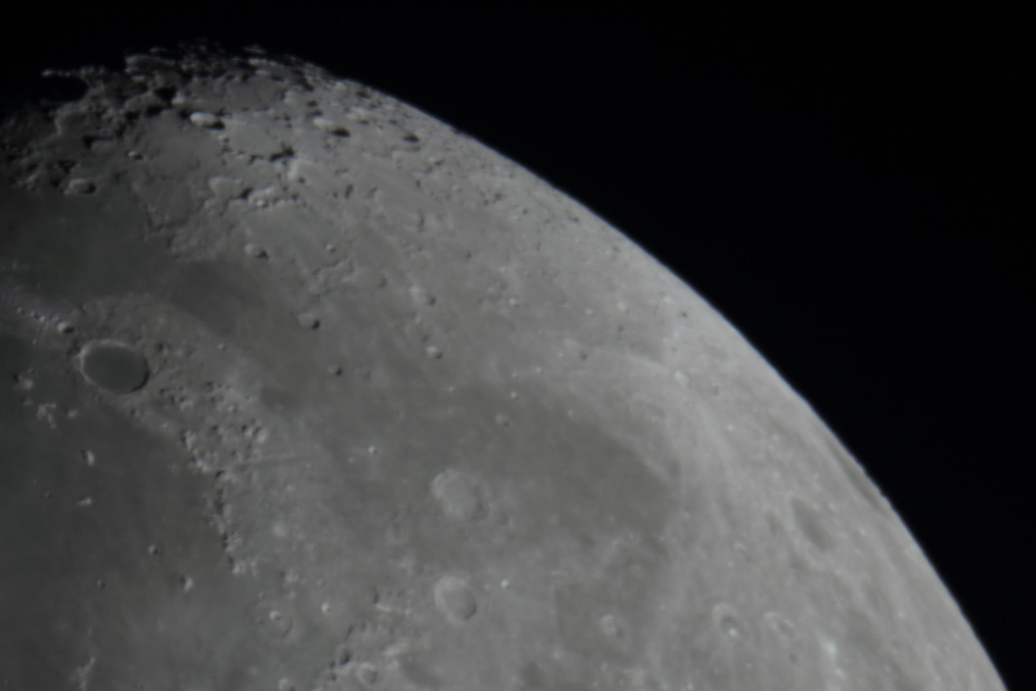 『月(月齢10.7)アリストテレス・エンディミオン付近』(2025年10月2日)