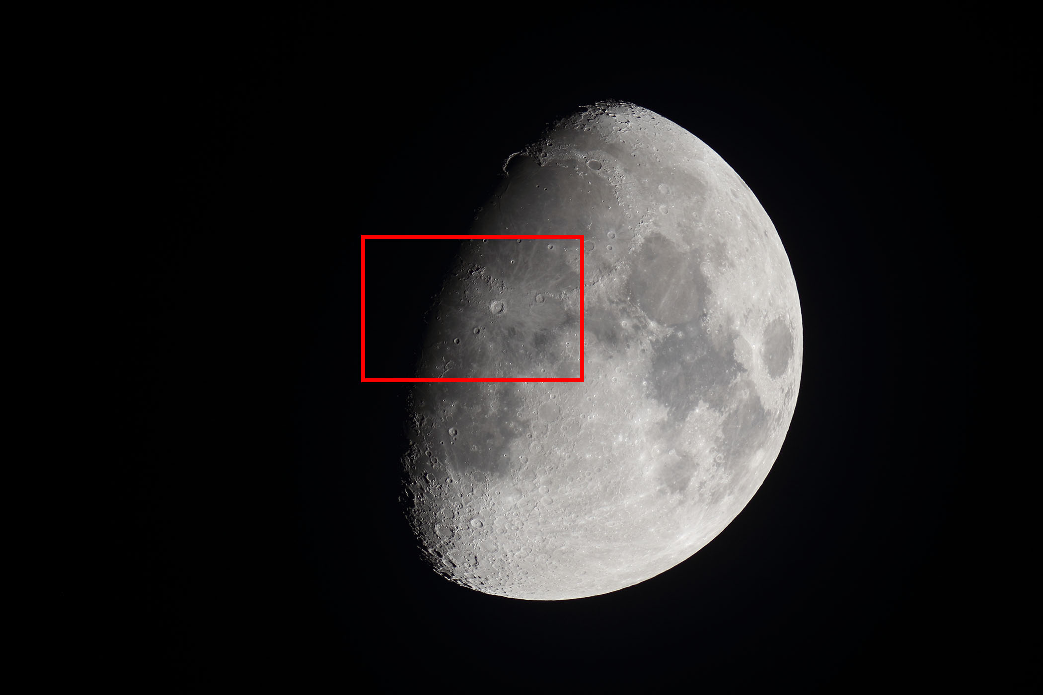 『月(月齢10.7)コペルニクス付近』(2025年10月2日)