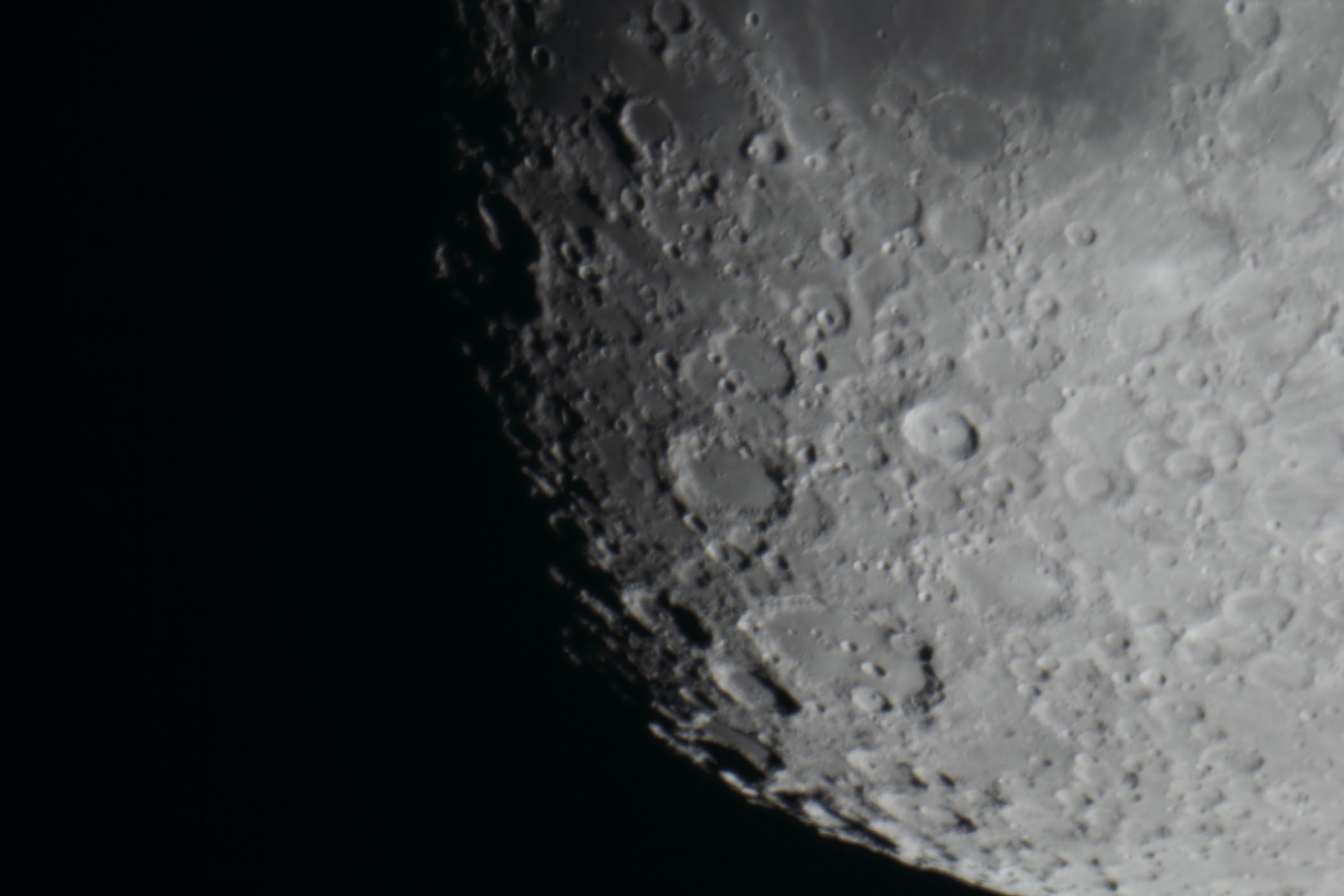 『月(月齢10.7)ティコ・クラヴィウス付近』(2025年10月2日)