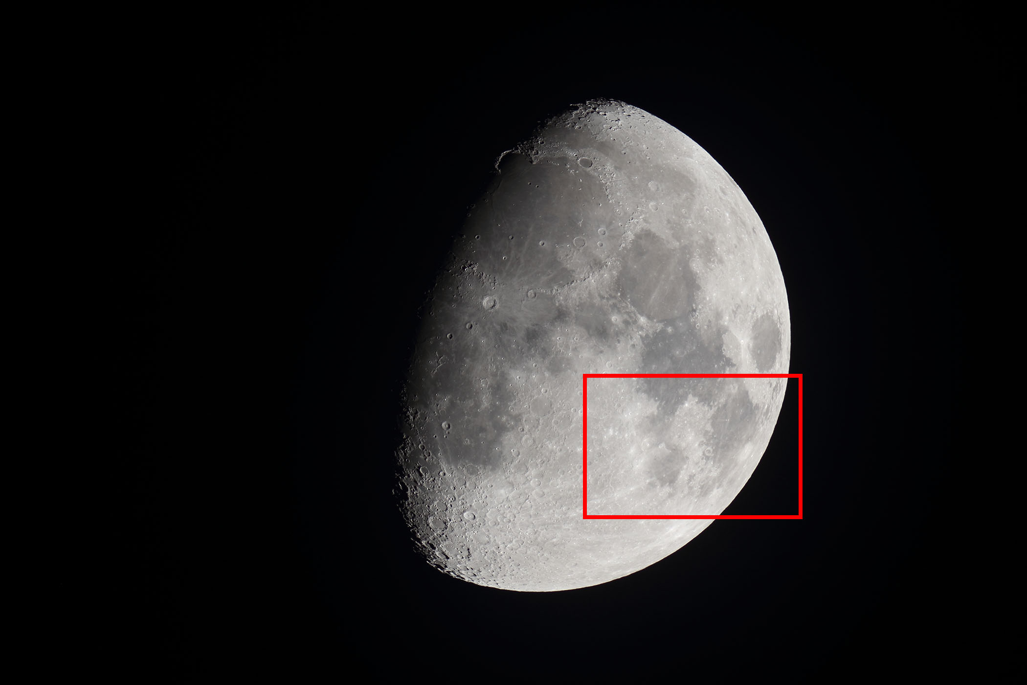 『月(月齢10.7)神酒の海・豊かの海付近』(2025年10月2日)