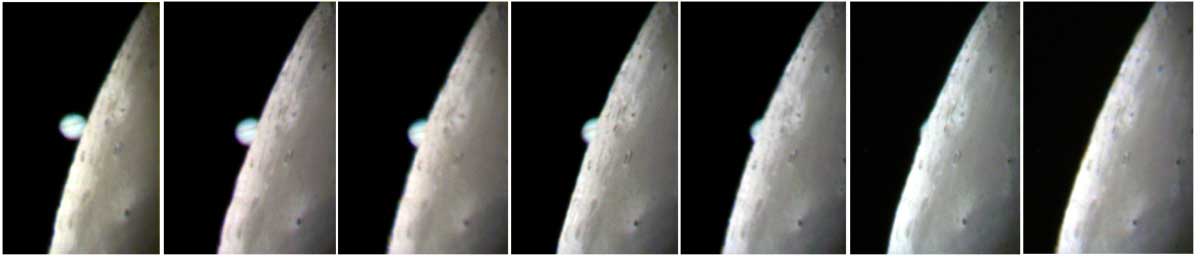 木星食連続画像