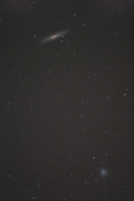 NGC253銀河とNGC288球状星団