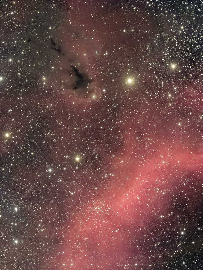 暗黒星雲(LDN1622)とバーナードループ