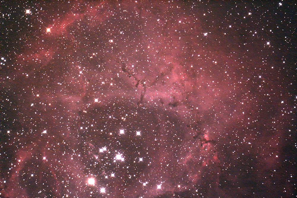 バラ星雲の中心部