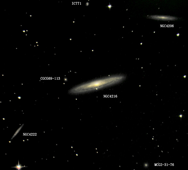 NGC4216銀河