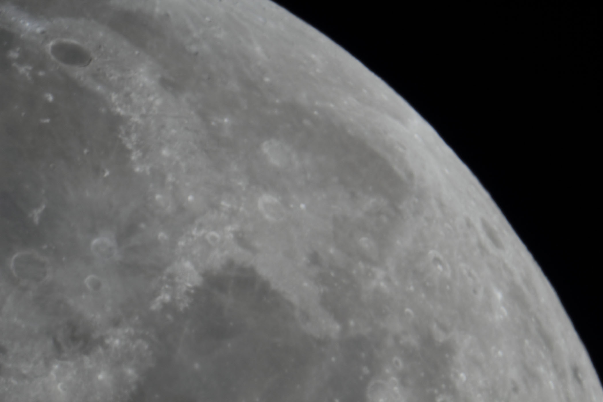 『月(月齢12.2)アリストテレス・エンディミオン付近』(2025年12月2日)