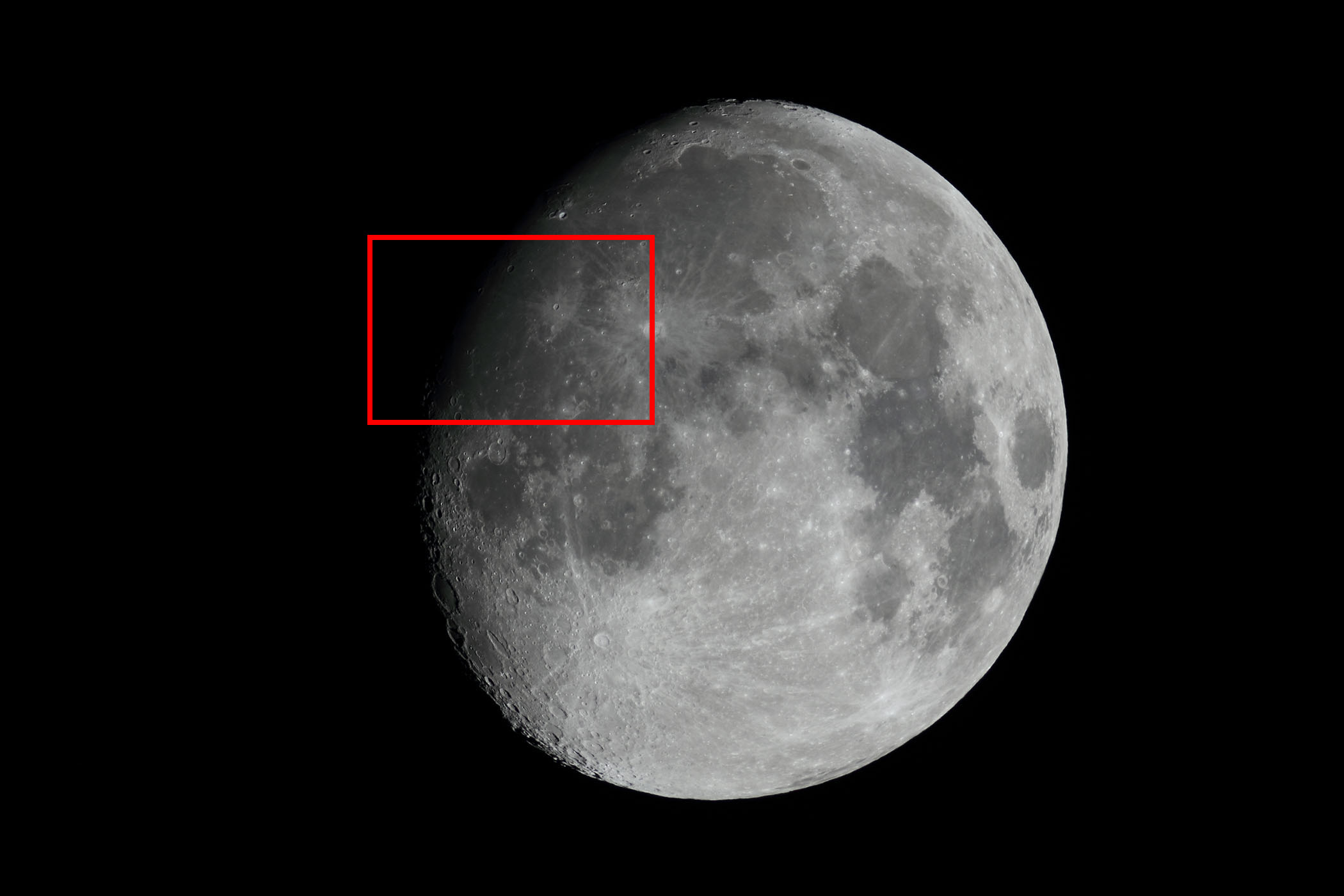 『月(月齢12.2)ケプラー付近付近』(2025年12月2日)